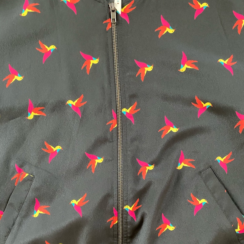 Hummingbird black bomber jacket - Picture 4 of 5